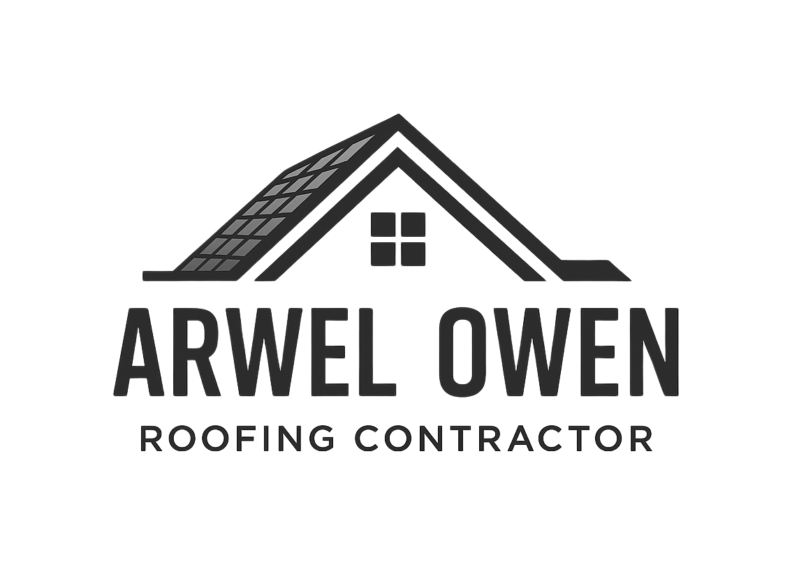 arwel owen roofing contractor logo upscaled transparent margin 20pct